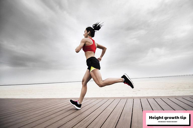 effective height increase jogging