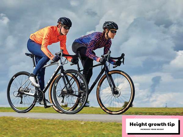 cycling way to grow taller