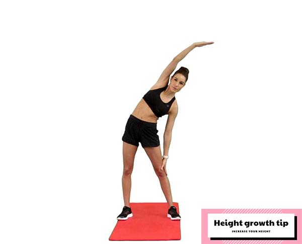 side-stretching-home-workout-to-get-taller