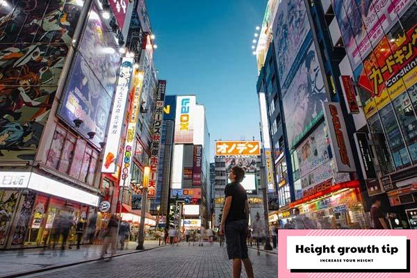 average-height in japan