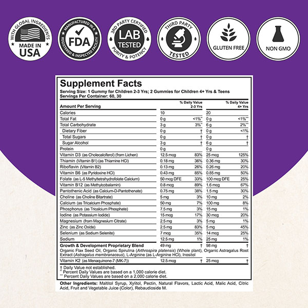 NuBest Tall Gummies for Optimal Growth Support