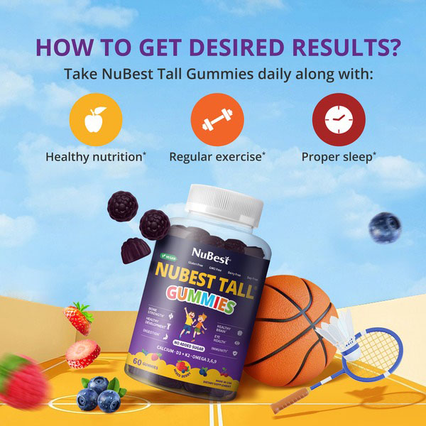 NuBest Tall Gummies for Optimal Growth Support 2